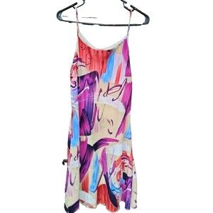 My Future Design Women's Knee Length Spaghetti Strap Dress Size Large